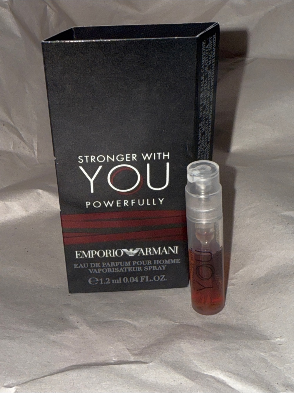 3/$15 Emporio Armani stronger with you powerfully EDP sample